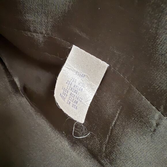 Saks Fifth Avenue Folio Women Blazer Set 6 Wool Two Piece Stripe Corpcore Office - Picture 5 of 10